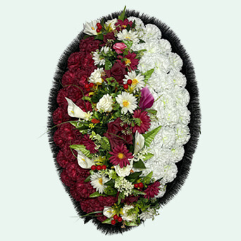 Венок из искусственных цветов